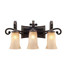 Golden 3966-BA3 FB - 3 Light Bath Vanity